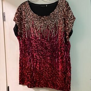 PrettyGuide Sequin Top‎ Shimmer Glitter Tops